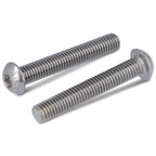 ISO 7380 - Surub cap bombat cu hexagon imbus - M10 x 100/100 mm - 50 buc.