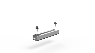 Set Profil Aluminiu ISOTRAP MINI V3 150 Pentru Montaj Panouri Solare Fotovoltaice Pe Tabla Cutata