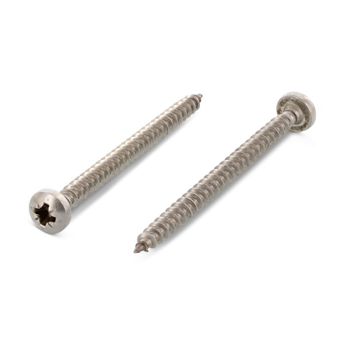 Surub lemn dulgherie cap bombat cruce filet complet - 4,0 x 60 mm - 200 buc.