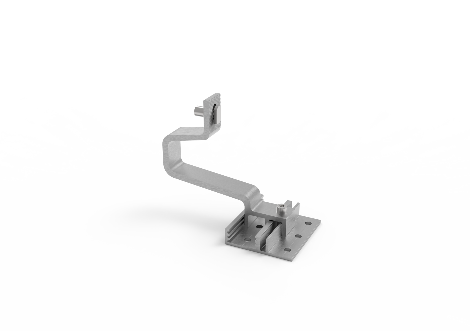 Set Carlig Aluminiu ISOTILE Pentru Fixare Profile Si Panouri Fotovoltaice Pe Acoperis Tigla