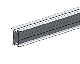 Profil Aluminiu ISOBEAM NX 60/4300 Pentru Montaj Panouri Solare Fotovoltaice