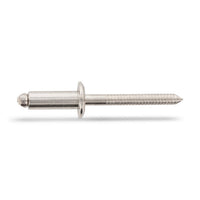 ISO 15983 - Nituri pop cu cap plat si tija canelata - 4,8 x 6 mm - 500 buc.