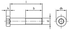 DIN 7984 - Surub cap cilindric mic cu hexagon imbus  - M6 x 18 mm - 200 buc.