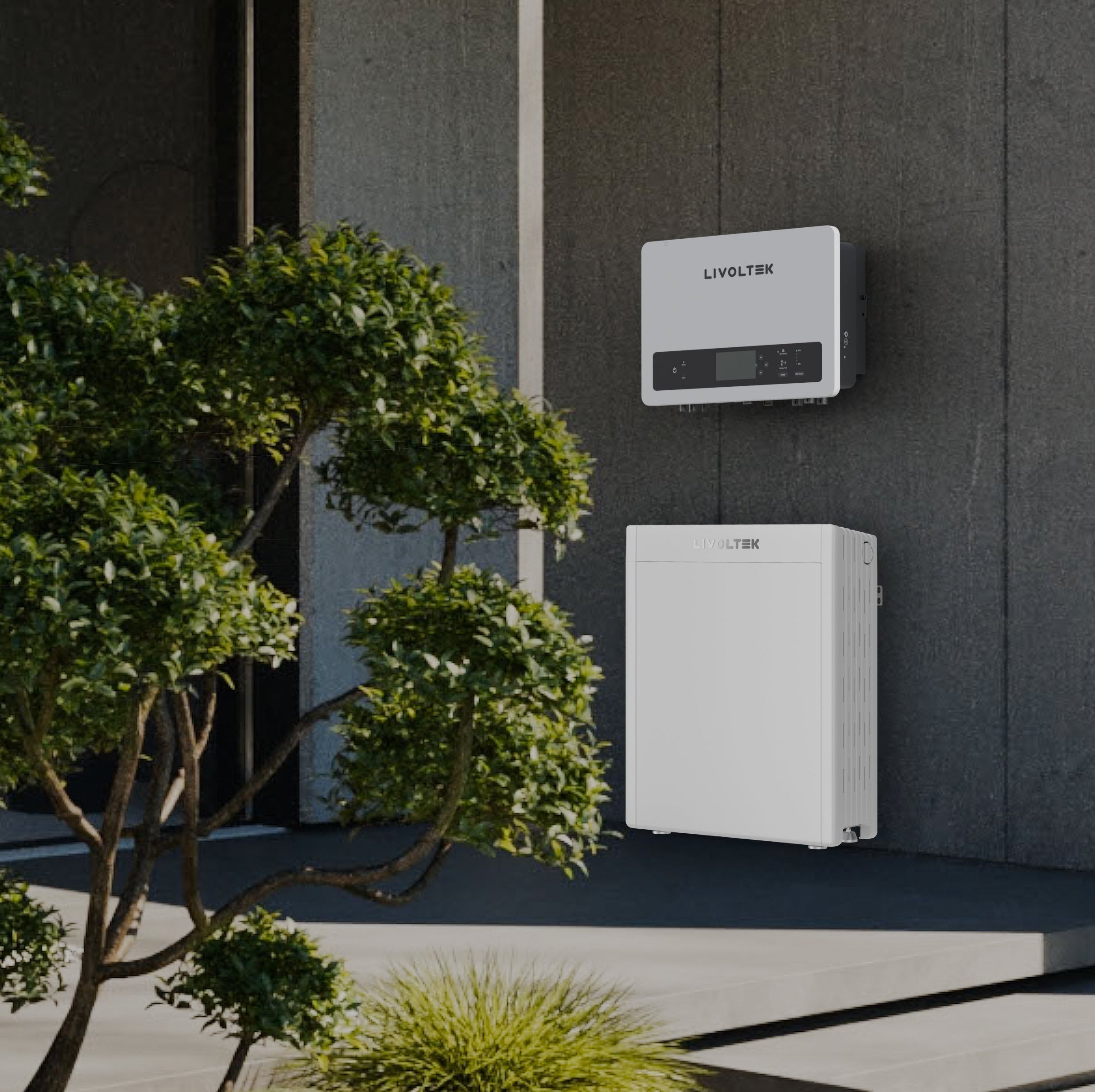 Baterie litiu LFP Livoltek AES-5KWHG1, 5.12kWh, 51.2V, 100Ah, IP65, pentru sisteme AC Coupled stocare energie