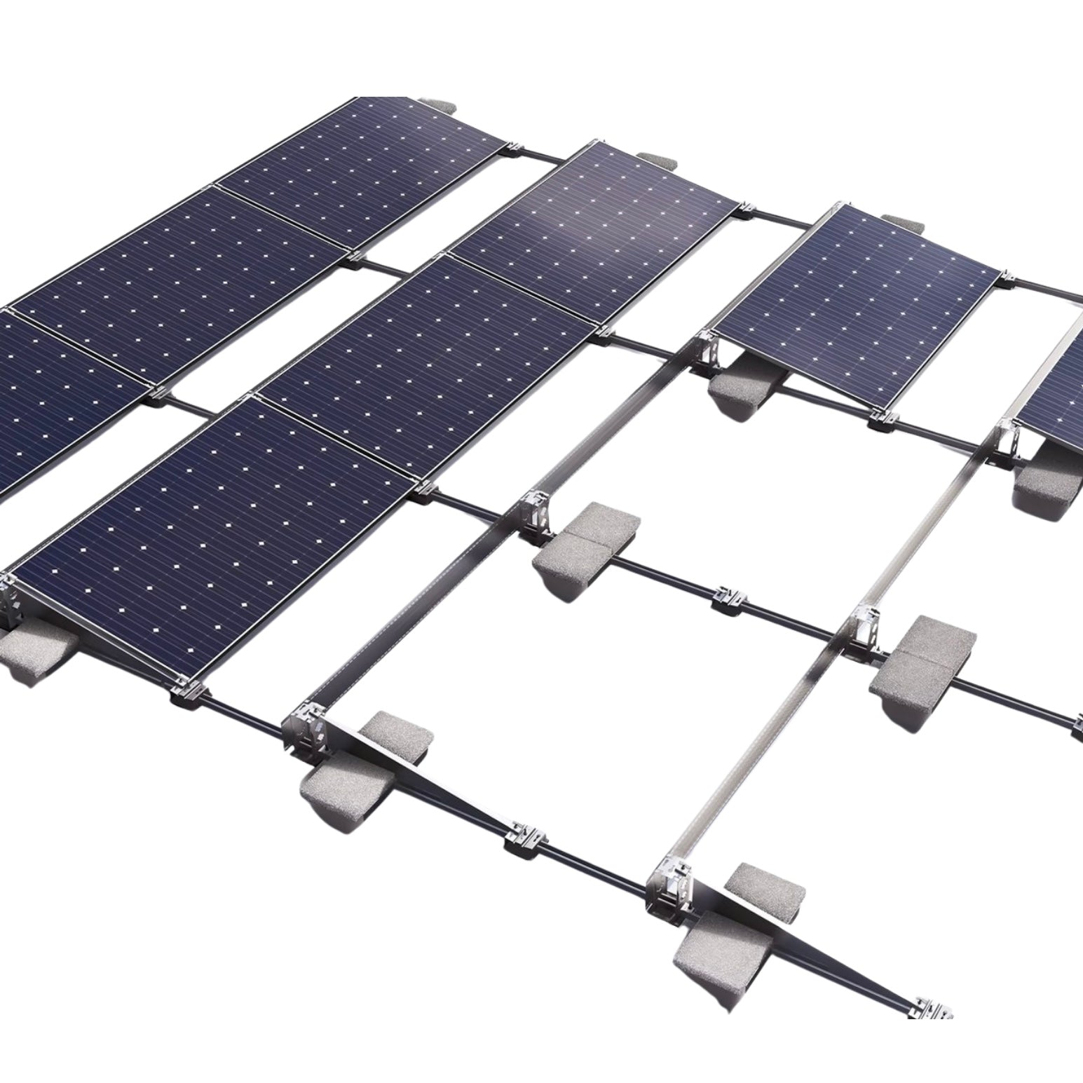 J-Systems Sistem de Montare Solara pentru Acoperis Plat cu Balast (FR Series)
