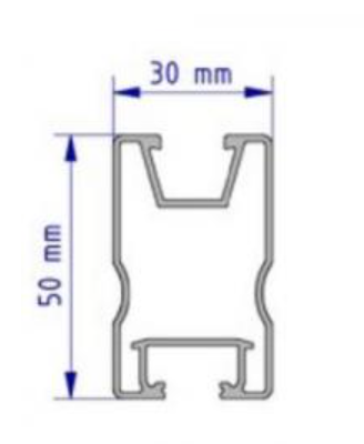 Profil Aluminiu Schletter ProLine 50 pentru Suport Panouri Fotovoltaice - Admira