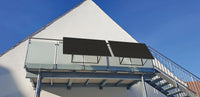 Sistem 2x Panouri Fotovoltaice Bifaciale pentru Balcon 840W