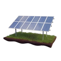 Structura Sol Cu Tarusi Oblici | 2x5 (10 panouri) | Unghi Reglabil | S350GD+Z275