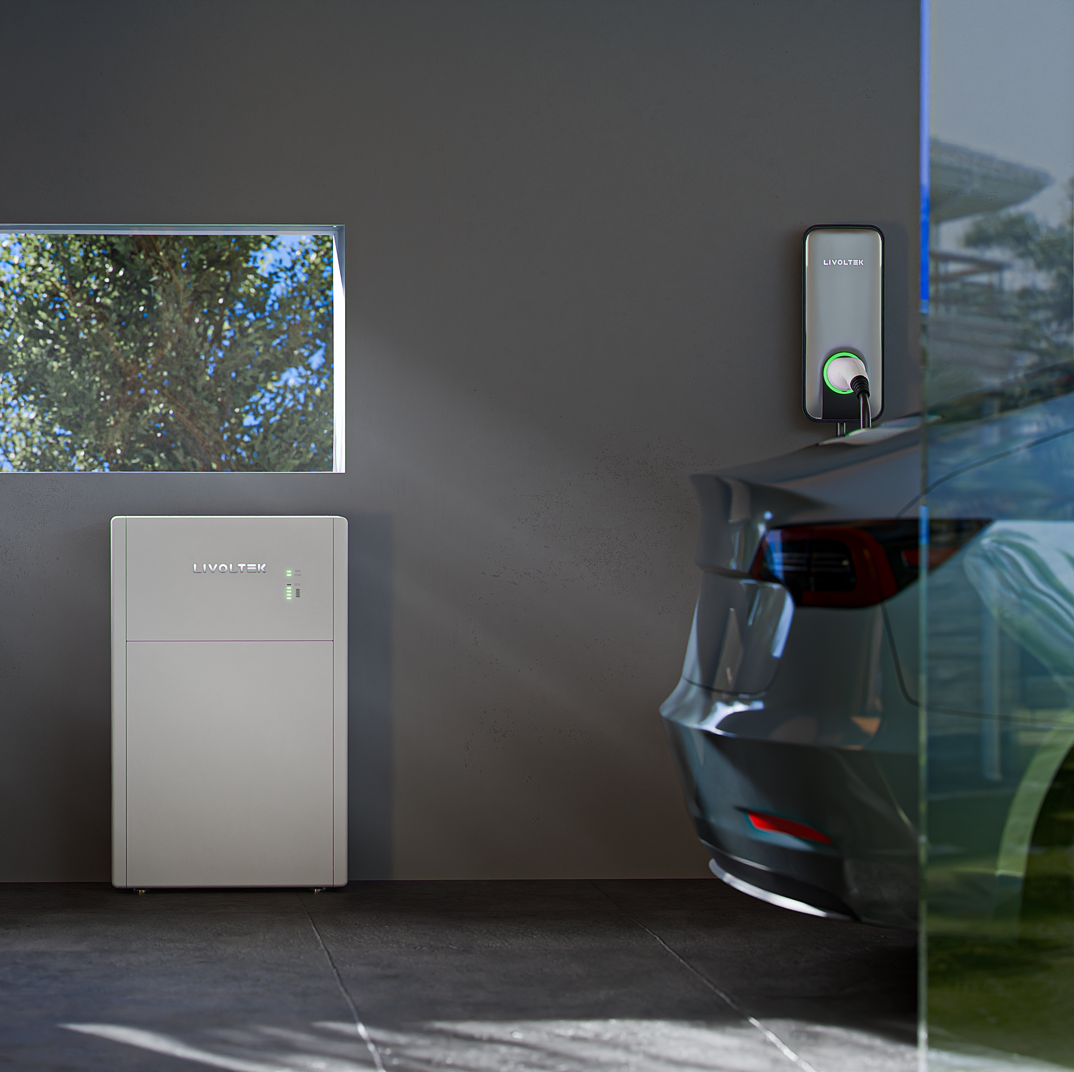 Sistem stocare energie AC Coupled Livoltek iPower AES1-5KEG1, 5kW, EPS, Wi-Fi, 2xCT incluse, IP65, monofazat