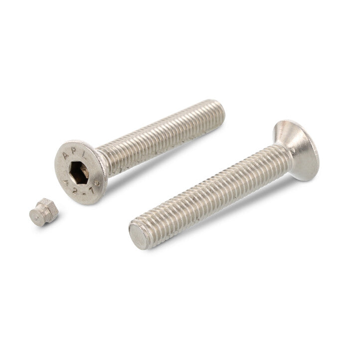 Surub siguranta cap inecat hexagonal imbus + dop - M6 x 30 mm - 100 buc.