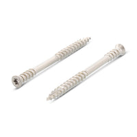 Surub lemn dulgherie terasa deck cap inecat cu nervuri TBS-Drill - 5,3 x 100 TX 20 - 100 buc.