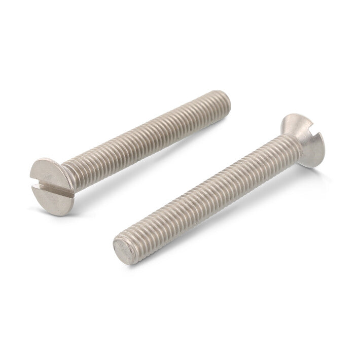DIN 963 - Surub cap inecat crestat filet complet - M1,6 x 14 mm - 1000 buc.