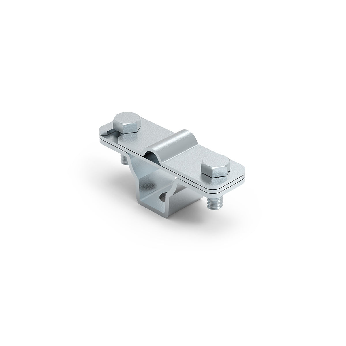 Suport din oțel zincat pentru fixarea conductorului de paratrăsnet Ø8–10 mm