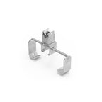 Suport de coamă jos din inox cu arc pentru conductor Ø8 mm