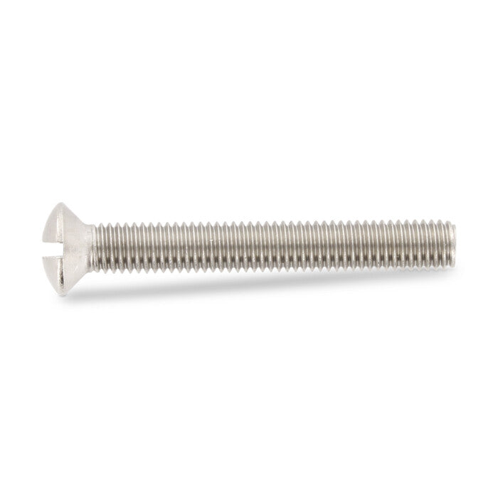 DIN 964 - Surub cap inecat ridicat crestat filet complet - M8 x 100 mm - 100 buc.