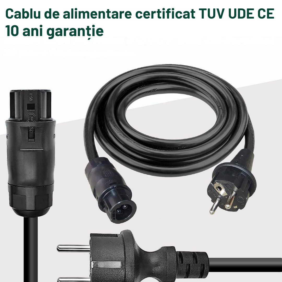 Cablu pentru baterii BC01-F Schuko 5m