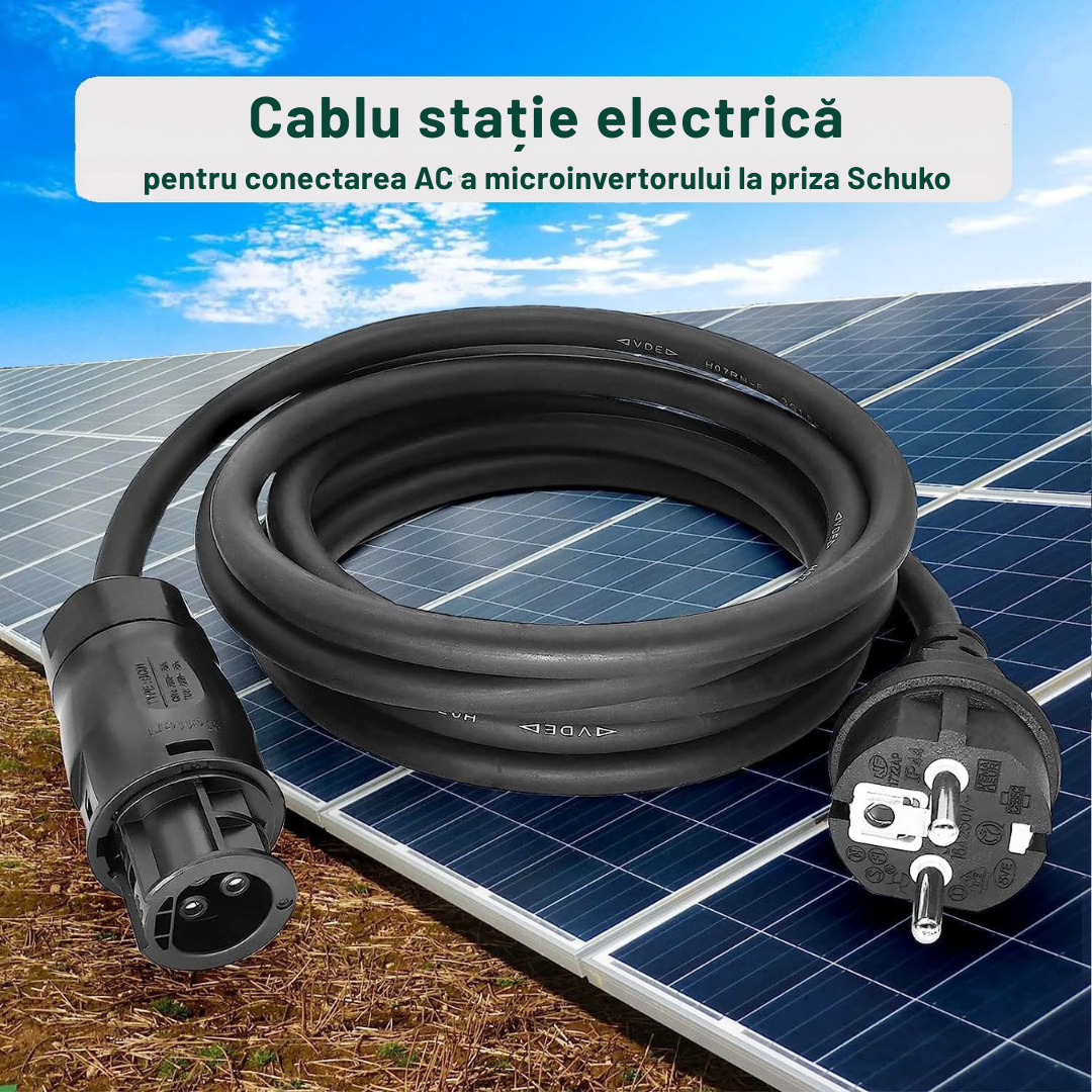 Cablu pentru baterii BC01-F Schuko 5m