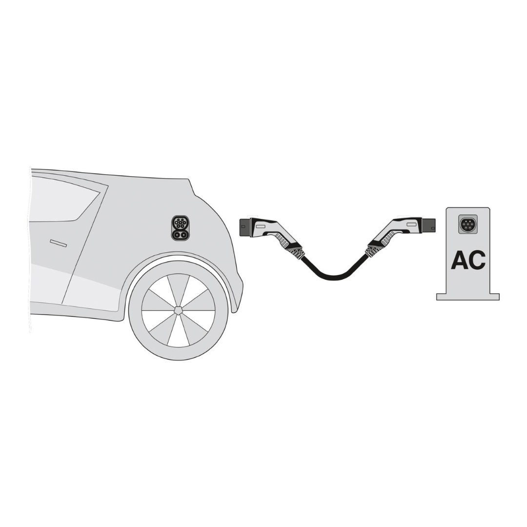 Cablu de incarcare masini electrice curent alternativ Phoenix Contact CHARX 4m 26.6 kW 32A EV-T2G3PC-3AC32A-4,0M6,0ESBK01