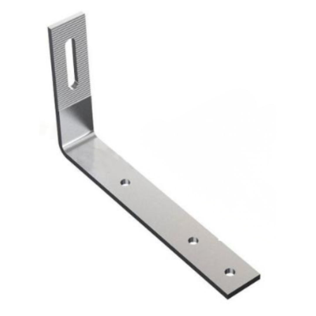 Carlig suport fix 200 x 120 mm pentru sindrila bituminoasa, otel inoxidabil A2