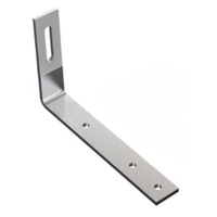 Carlig suport fix 200 x 120 mm pentru sindrila bituminoasa, otel inoxidabil A2