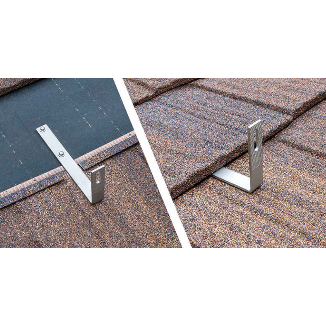 Carlig suport fix 200 x 120 mm pentru sindrila bituminoasa, otel inoxidabil A2