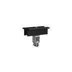 Clema de mijloc din aluminiu anodizat rapida cu click pentru profil H 40x40mm, fixare panouri solare fotovoltaice 30-40mm