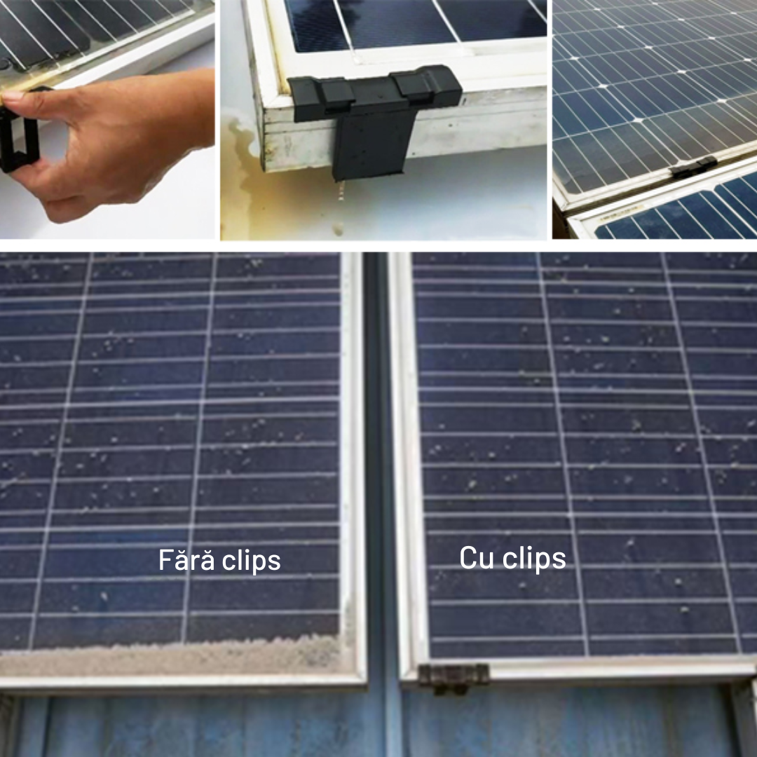100x Clips de scurgere apă pentru panouri fotovoltaice