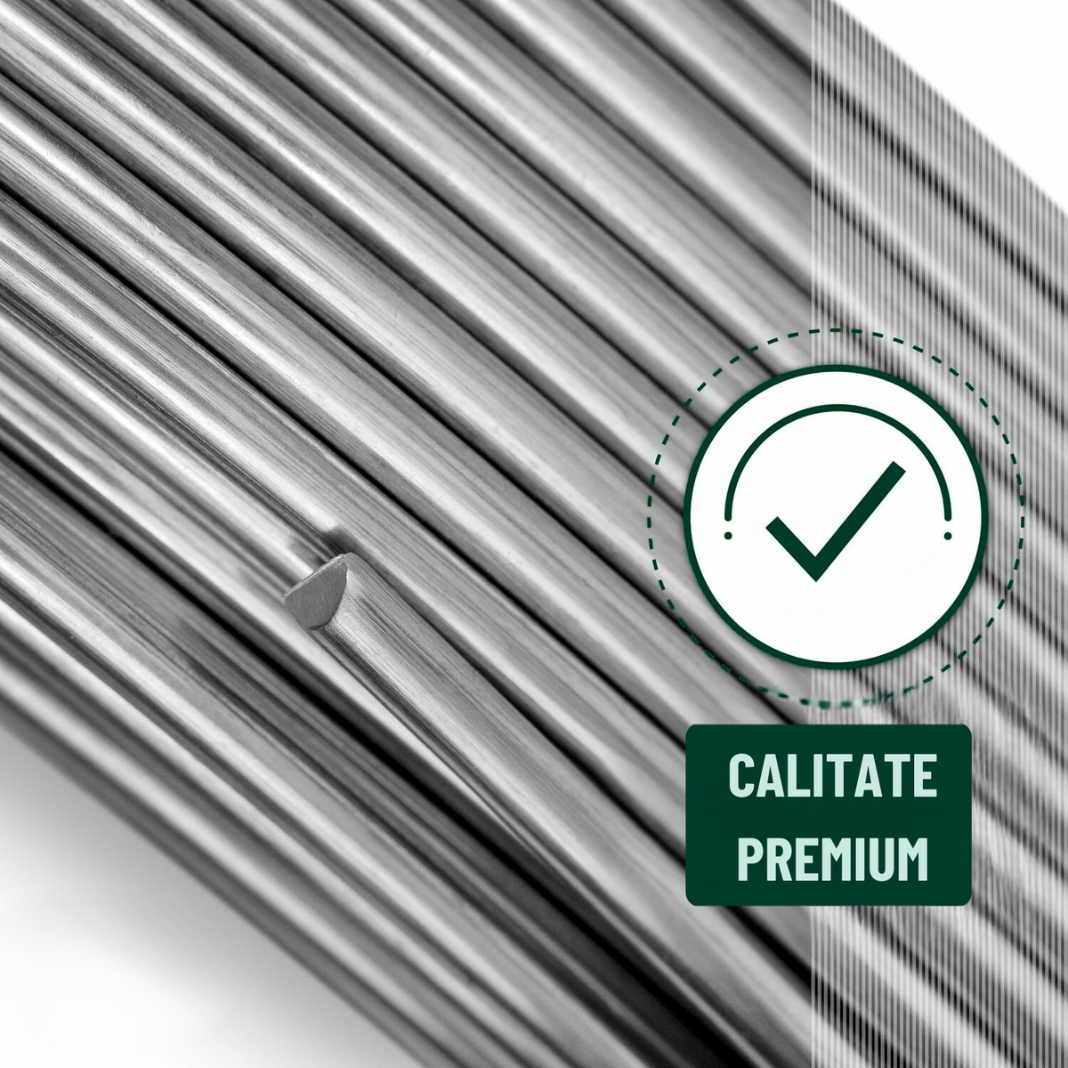 Conductor rotund de aluminiu pentru coborare 8/10 mm