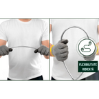Conductor rotund de aluminiu pentru coborare 8/10 mm