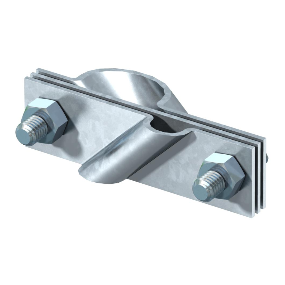 5x Conector cuplare OBO pentru conductor rotund / platbanda, 2760 20 FT, 20mm 5001641