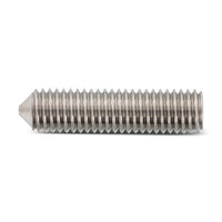 DIN 914 / ISO 4027 - Stift filetat cu locas hexagonal varf conic ascutit - M 10 x 90 mm - 100 buc. - Admira Distribution