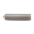 DIN 914 / ISO 4027 - Stift filetat cu locas hexagonal varf conic ascutit - M 3 x 8 mm - 500 buc. - Admira Distribution