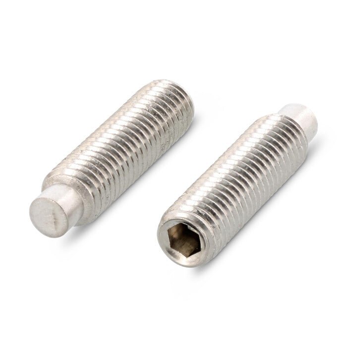 DIN 915 / ISO 4028 - Stift filetat cu locas hexagonal varf cilindric - M 2 x 5 mm - 500 buc. - Admira Distribution