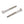 DIN 571 - Surub lemn dulgherie cap hexagonal filet partial - 4 x 40 mm - 200 buc.