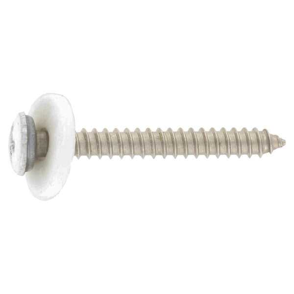 Surub pentru glaf cu saiba poliamida, filet pas mic - C 3,9 x 32 TX 15 - RAL 9003 - 200 buc.