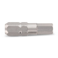 Bit siguranta pentru surub imbus hexagonal - 1/4" x 25 A/F- PIN 3 mm