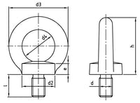 DIN 580 - Surub cu inel / ochi de ridicare - M12 mm - 10 buc.