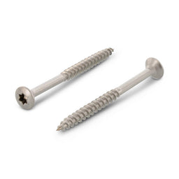 Surub lemn dulgherie cap bombat ridicat conic filet partial - 3,5 x 40/24 TX 10 - 500 buc.