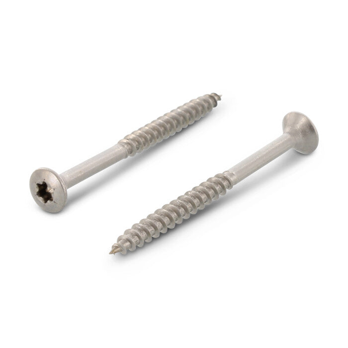 Surub lemn dulgherie cap bombat ridicat conic filet partial - 3,0 x 40/24 TX 10 - 500 buc.