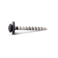 Surub pentru glaf cu saiba poliamida, filet pas mediu - C 3,9 x 19 TX 15 RAL 7016 - 200 buc.