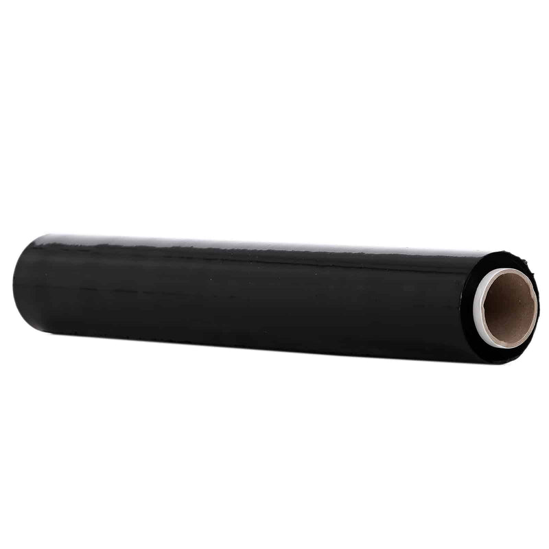 6x Folie stretch manuala neagra 1.4 kg, 50 cm, 23 microni