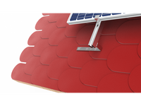 Carlig suport panouri fotovoltaice pentru acoperis sindrila bituminoasa, otel inoxidabil AISI430