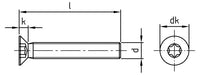ISO 14581 - Surub cap inecat stea - M10 x 70/70 TX 50 - 50 buc. - Admira Distribution