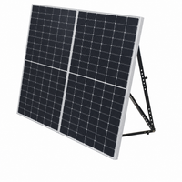 Set de două panouri bifaciale URECO pe suporturi pentru balcon