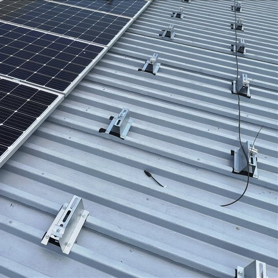 Șină mini-rail tip H din aluminiu suport panouri solare fotovoltaice