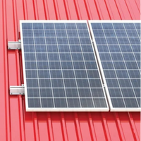 Șină mini-rail tip H din aluminiu suport panouri solare fotovoltaice