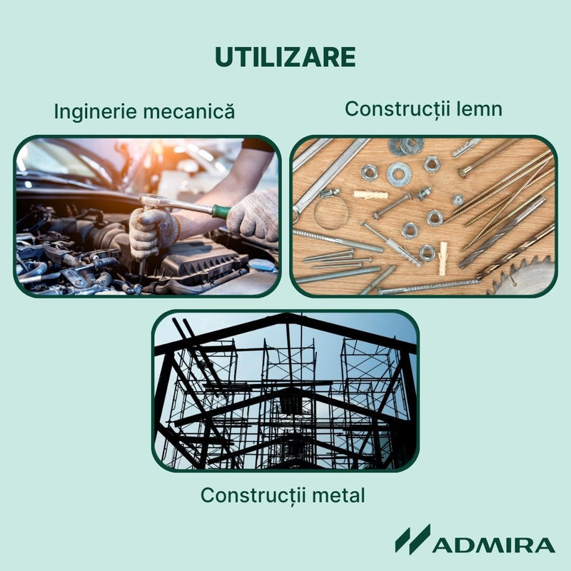 Piuliță autoblocantă hexagonală cu flansă DIN6923