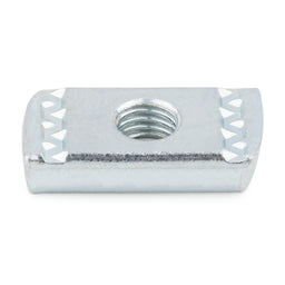 100x Piulita dreptunghiulara din otel zincat pentru profil aluminiu 41x41 sau 41x21
