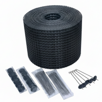 Plasa de protectie panouri fotovoltaice anti pasari, otel zincat 20cm L=30 m cu sistem de fixare inclus