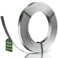 Platbanda zincata 40 x 4 mm, rola 25 kg / 20 m